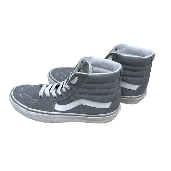 Vans High Top Gray Unisex Size W 6.5 M 5 Canvas Sneakers SKU 1598 - Picture 3 of 5
